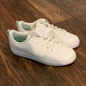 NWT Adidas VS Advantage White/ Green Tennis Shoes